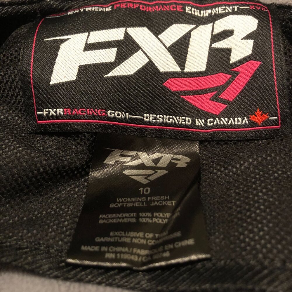 FXR Racing Extreme Performance Equiptment Women Skiing Soft Shell Jacket Size 10 - Picture 3 of 8